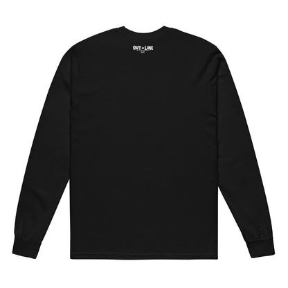 Garment-dyed heavyweight long-sleeve shirt