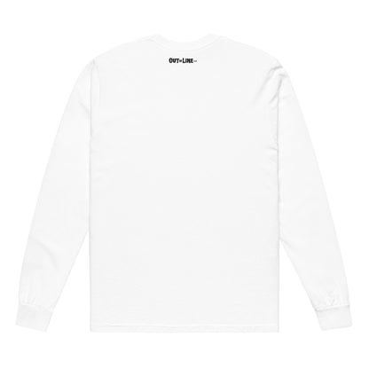 Garment-dyed heavyweight long-sleeve shirt